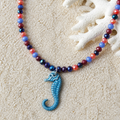 Seahorse Beaded Necklace