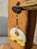 Little Bloom on a Ring – Polymer Clay Earring