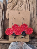 Poppy Flower Earrings