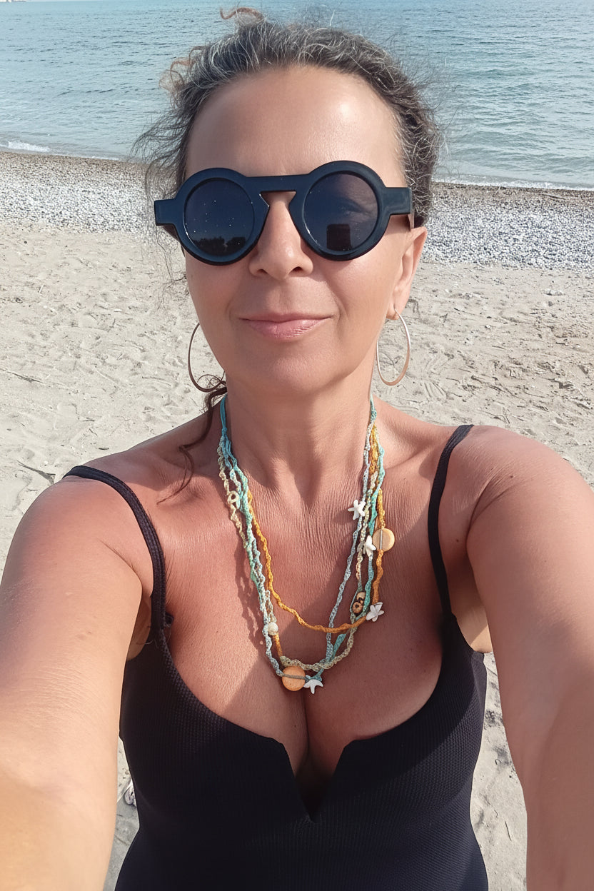 Ocean Summer - Macramé Layered Necklace