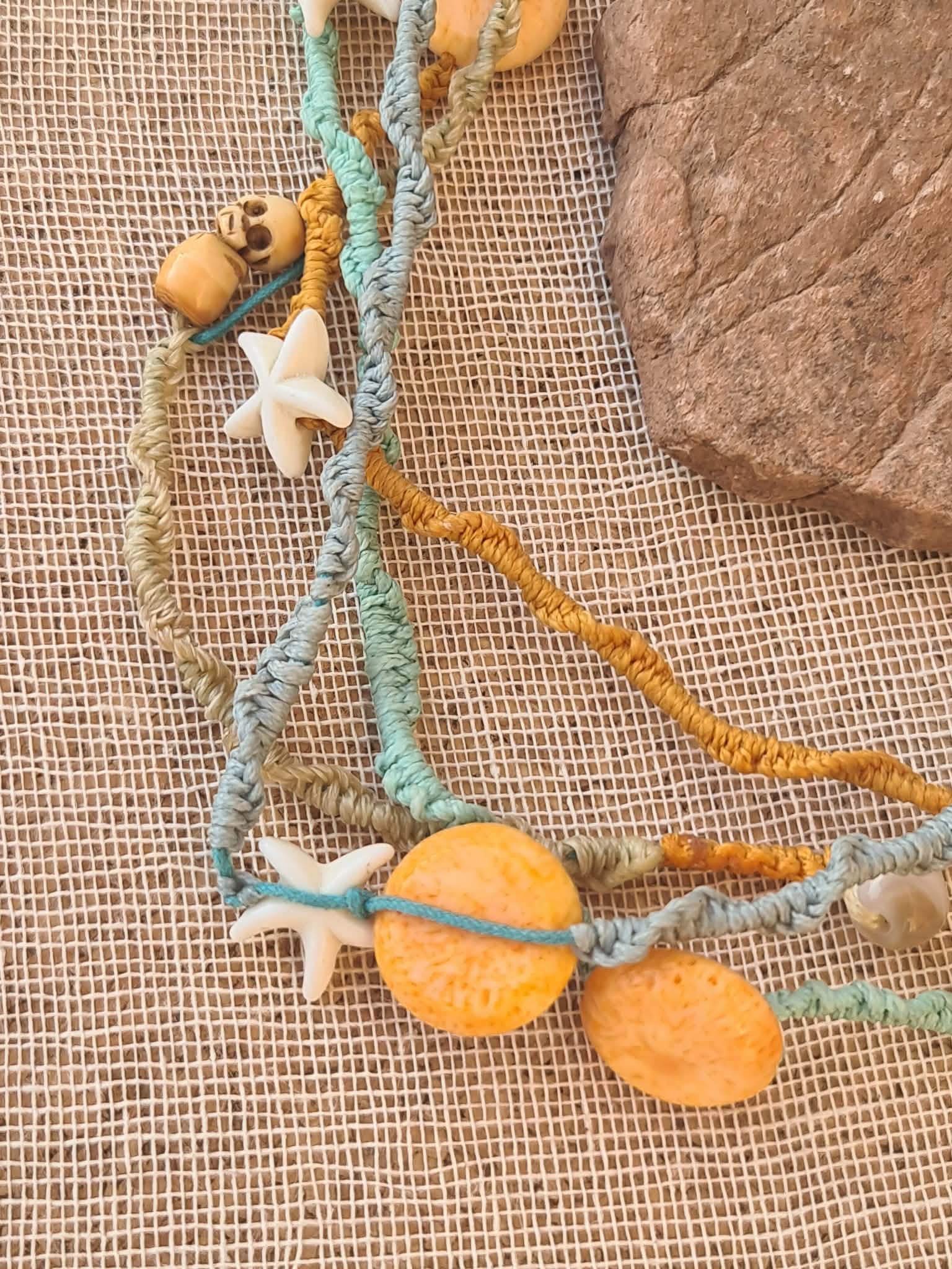 Ocean Summer - Macramé Layered Necklace