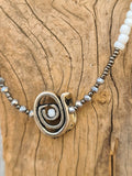 Silver Eye Necklace