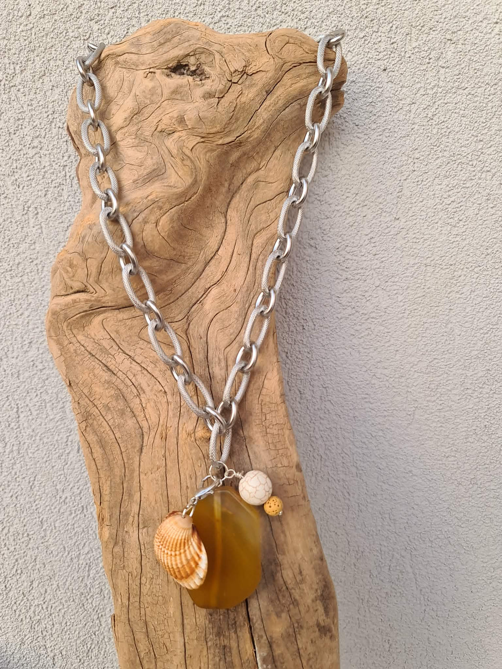 Golden Shore Statement Necklace