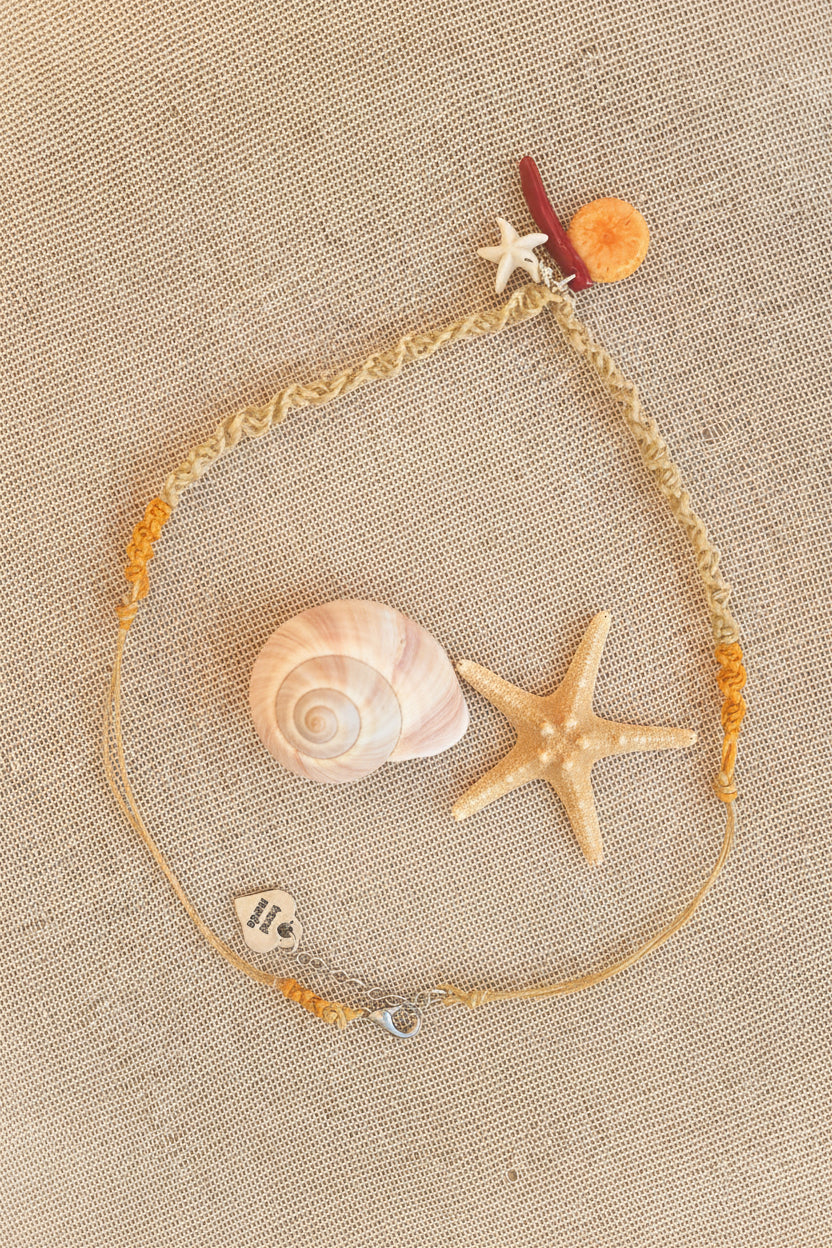 Starfish Macramé Choker