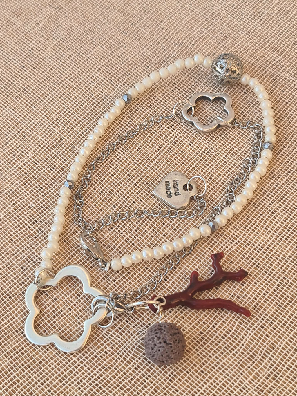 Pearl & Coral Necklace