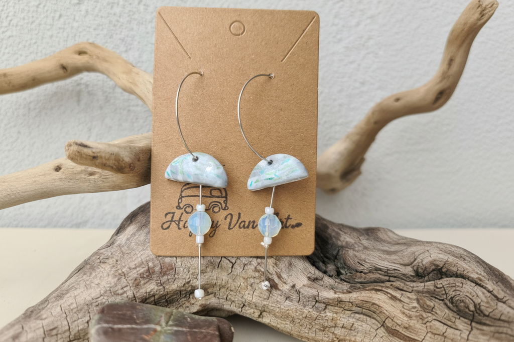 Aegean Mist Dangle Earrings