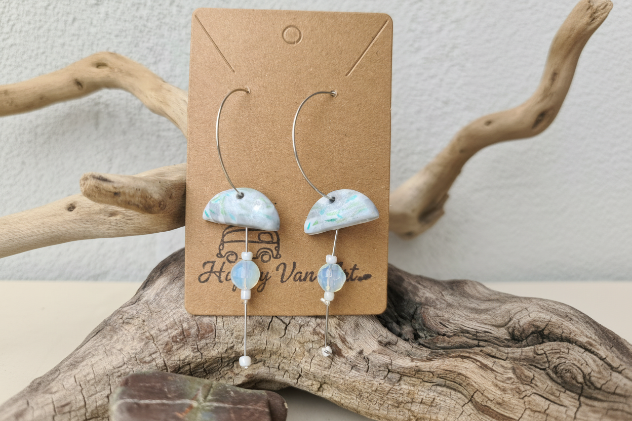 Aegean Mist Dangle Earrings