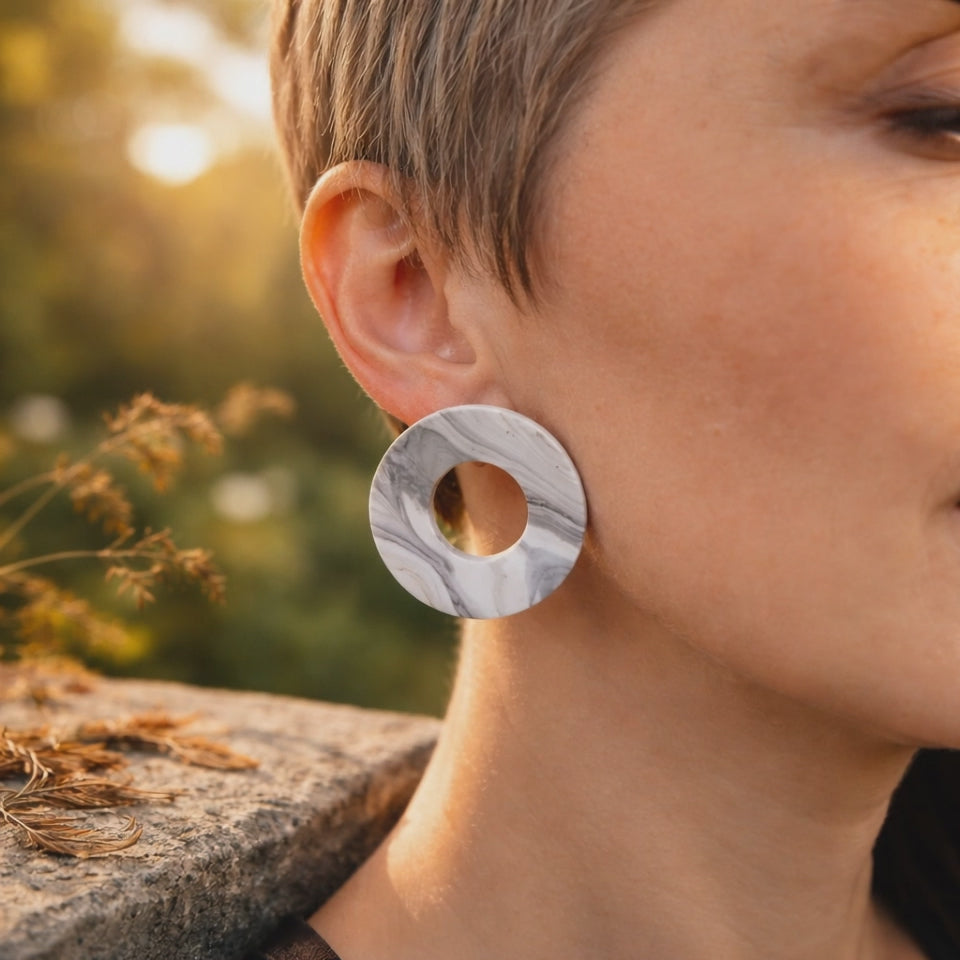 Made of stars Disc Loop Hoops