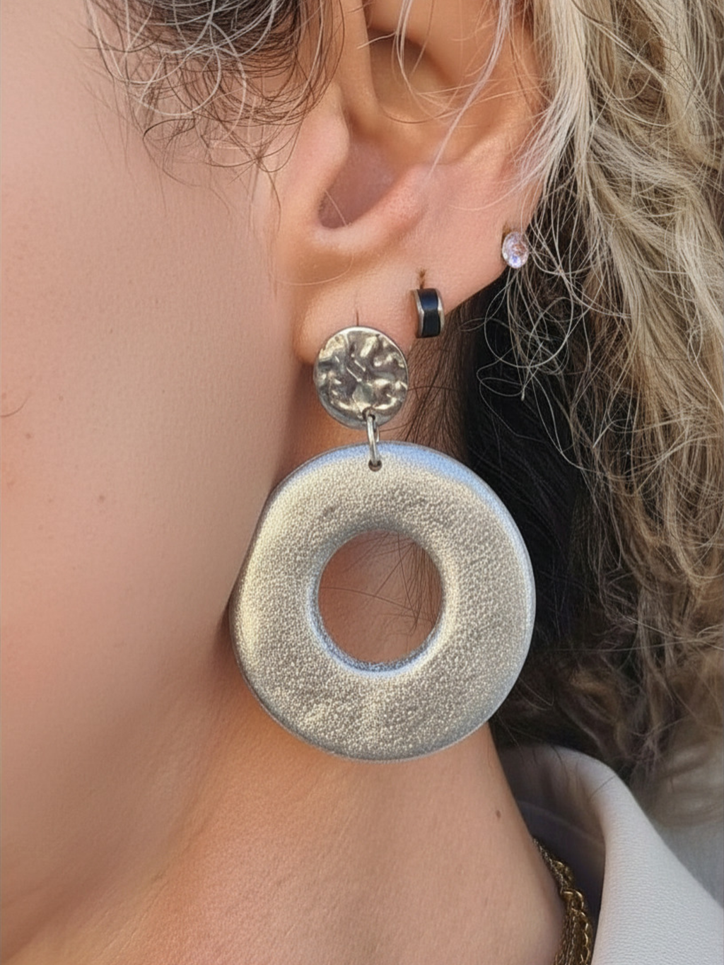 Made of stars Disc Loop Hoops