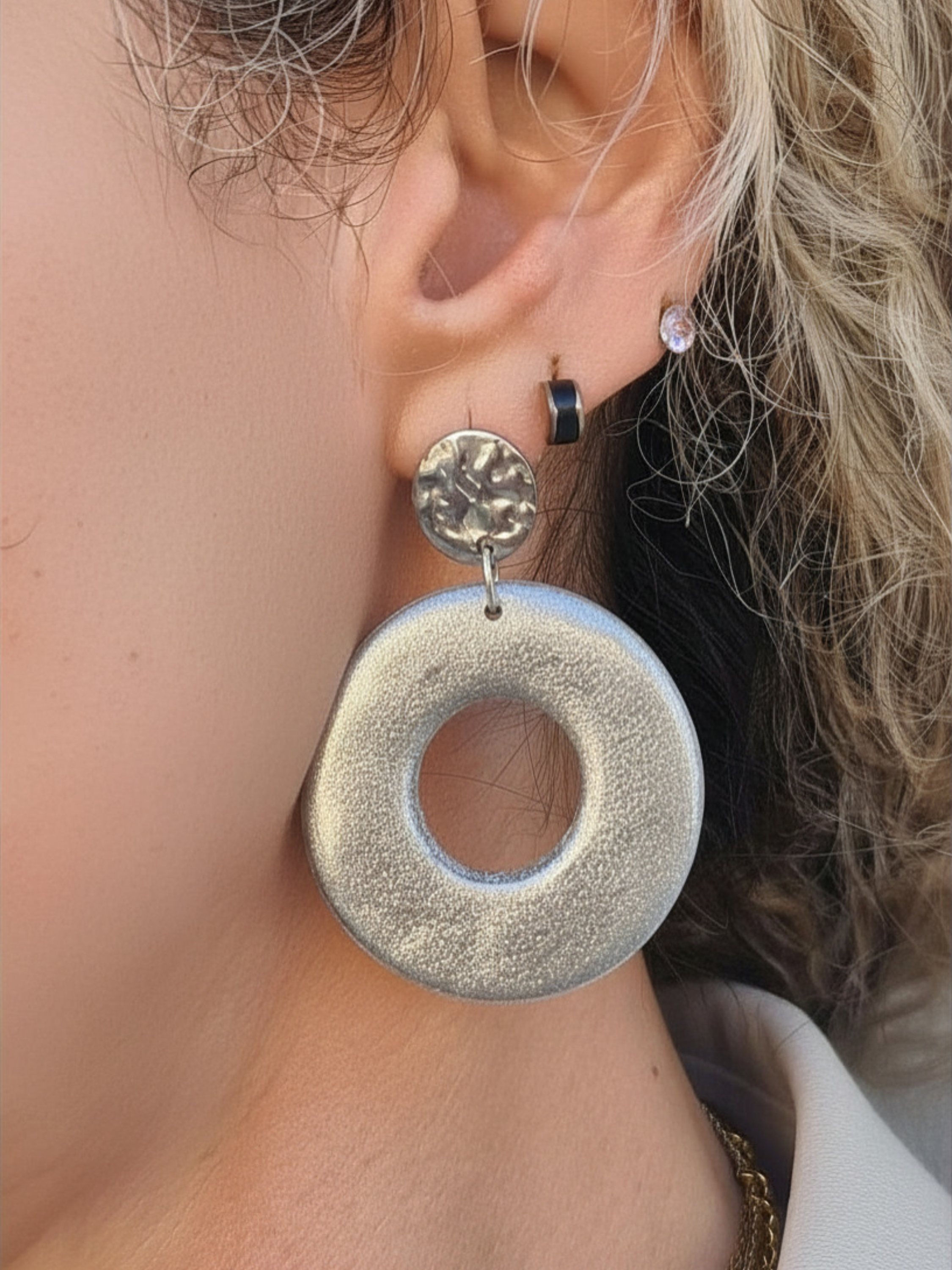 Made of stars Disc Loop Hoops